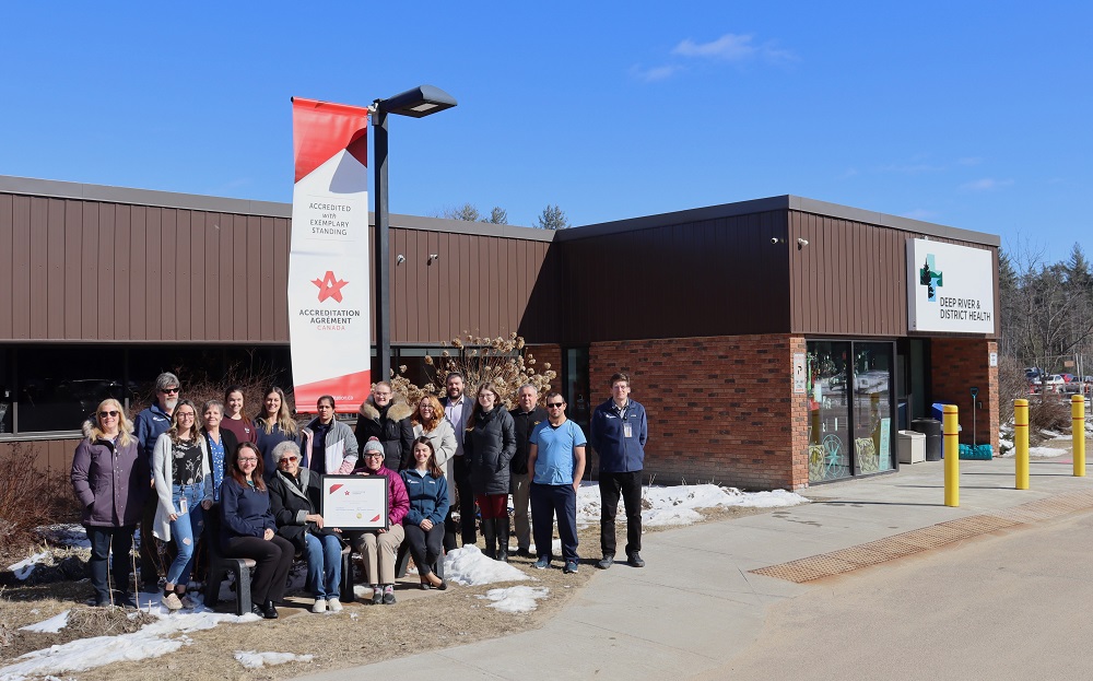 Accreditation announcement at Deep River and District Health